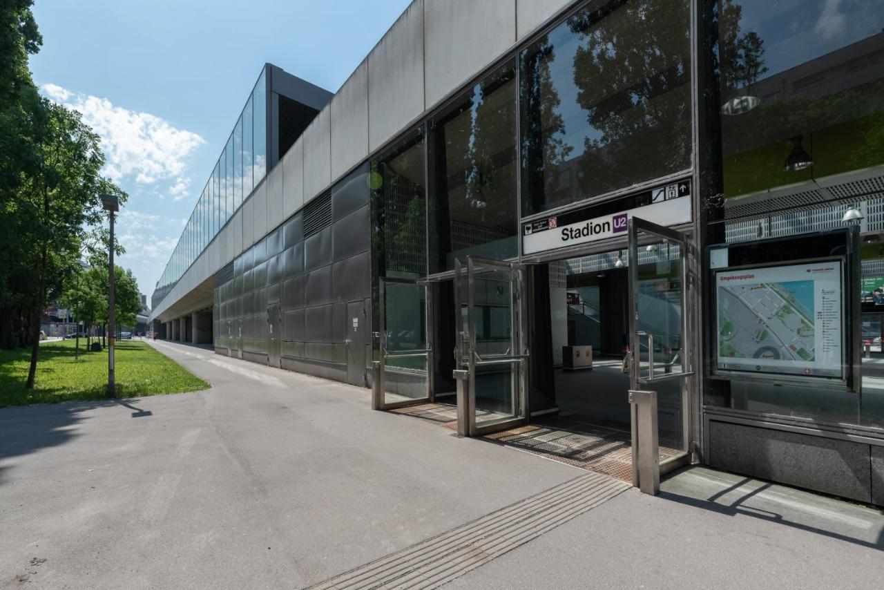 Neu Zentral Und Ruhig An Der U2 / Stadion Viena Exterior foto